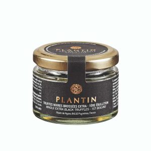Truffes noires Melanosporum brossées extra – 1ère ébullition – Plantin (27,5 g)