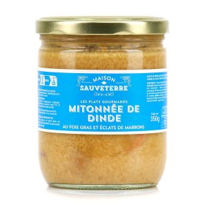Mitonnée de dinde au foie gras et ses éclats de marrons