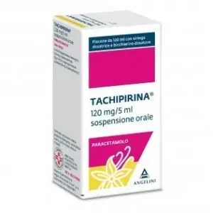 Angelini Tachipirina Sciroppo Vaniglia/Caramello 120ml 120mg/5ml – Trattamento Febbre e Dolore
