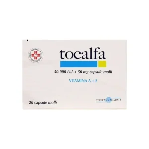 Anseris pharma Tocalfa 20 Capsule Molli di vitamine A ed E 50000ui