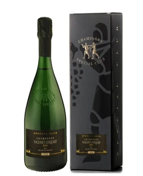 Champagne Blanc de Blancs SpĂ©cial Club Extra Brut Grand Cru – Coffret – Magnum – Vazart-Coquart – Image 2